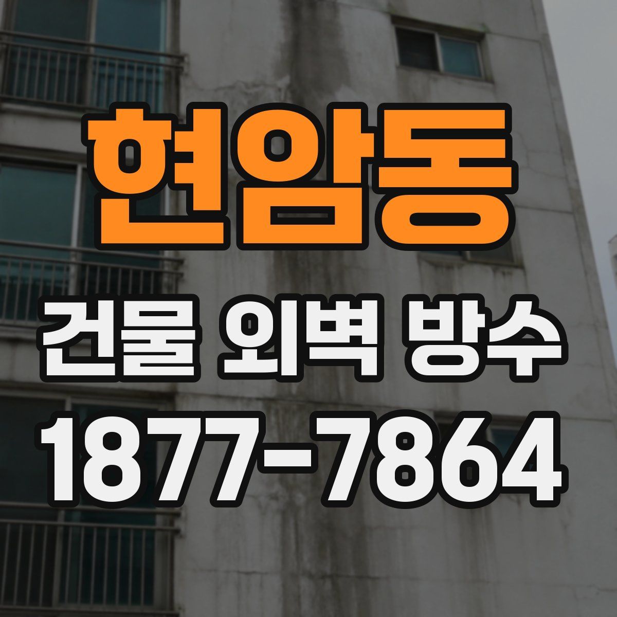 현암동 건물 외벽 방수