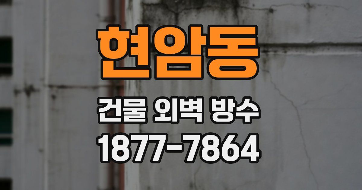현암동 건물 외벽 방수