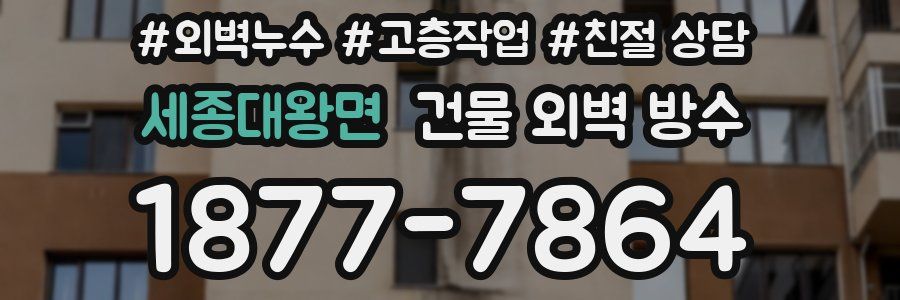 세종대왕면 건물 외벽 방수