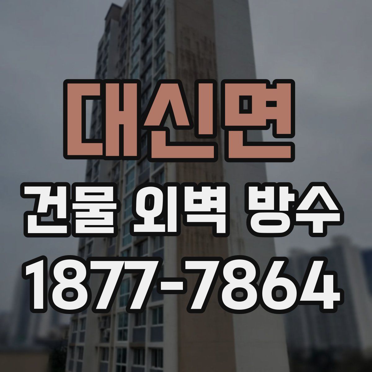대신면 건물 외벽 방수