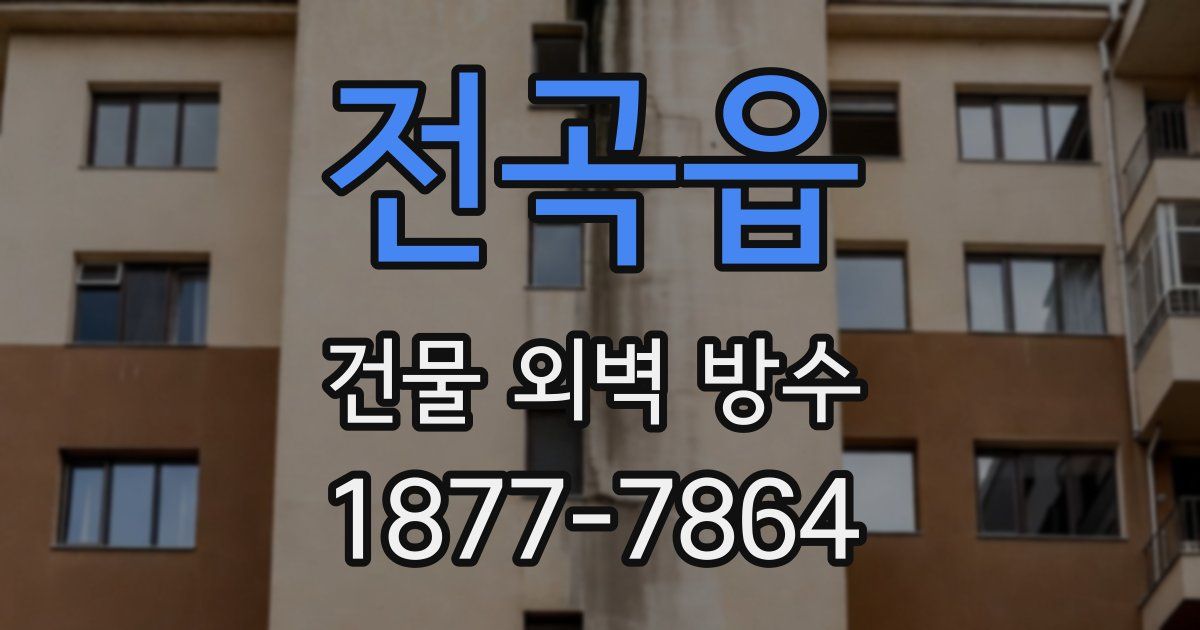 전곡읍 건물 외벽 방수