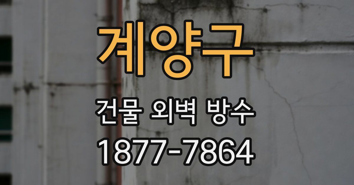 계양구 건물 외벽 방수