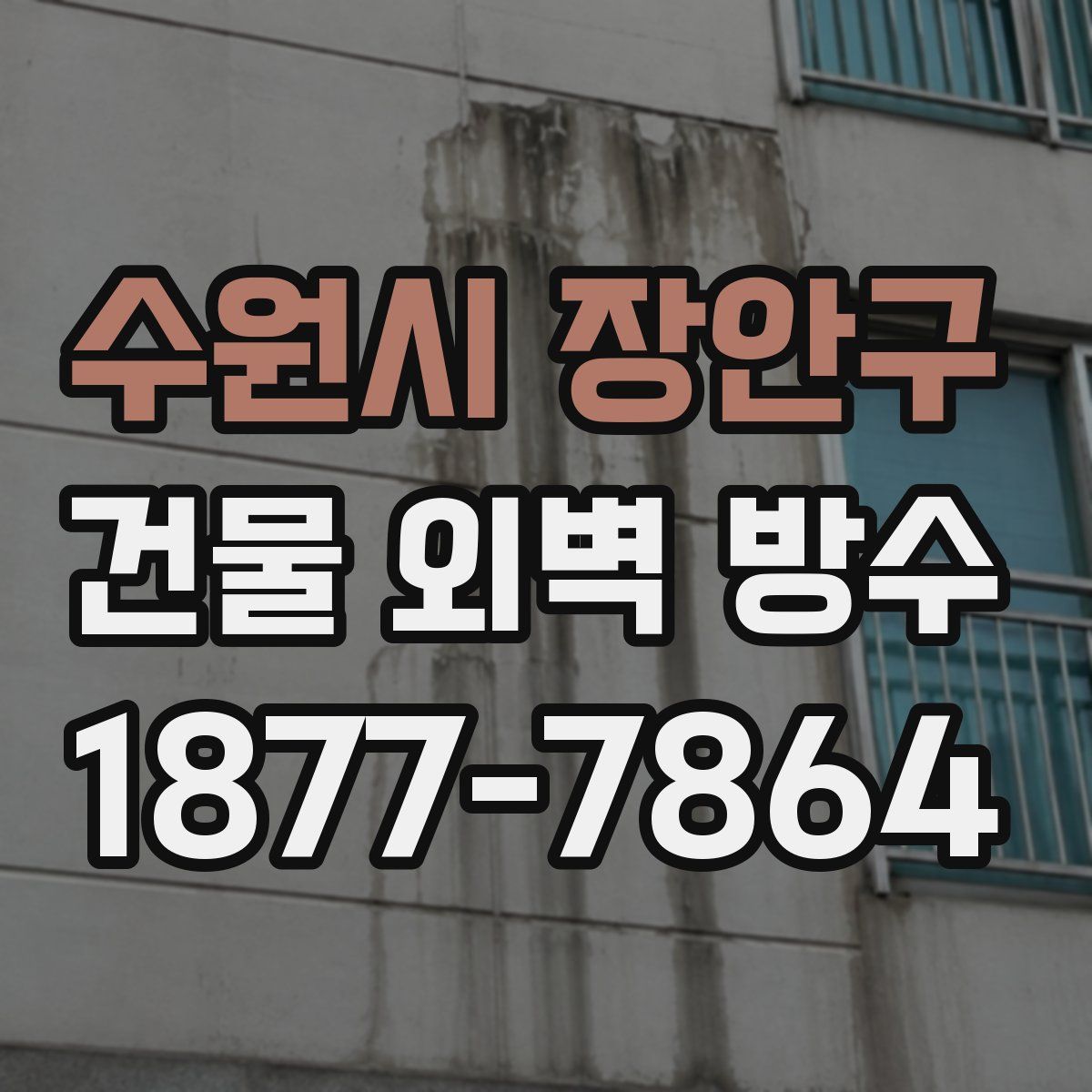수원시 장안구 건물 외벽 방수