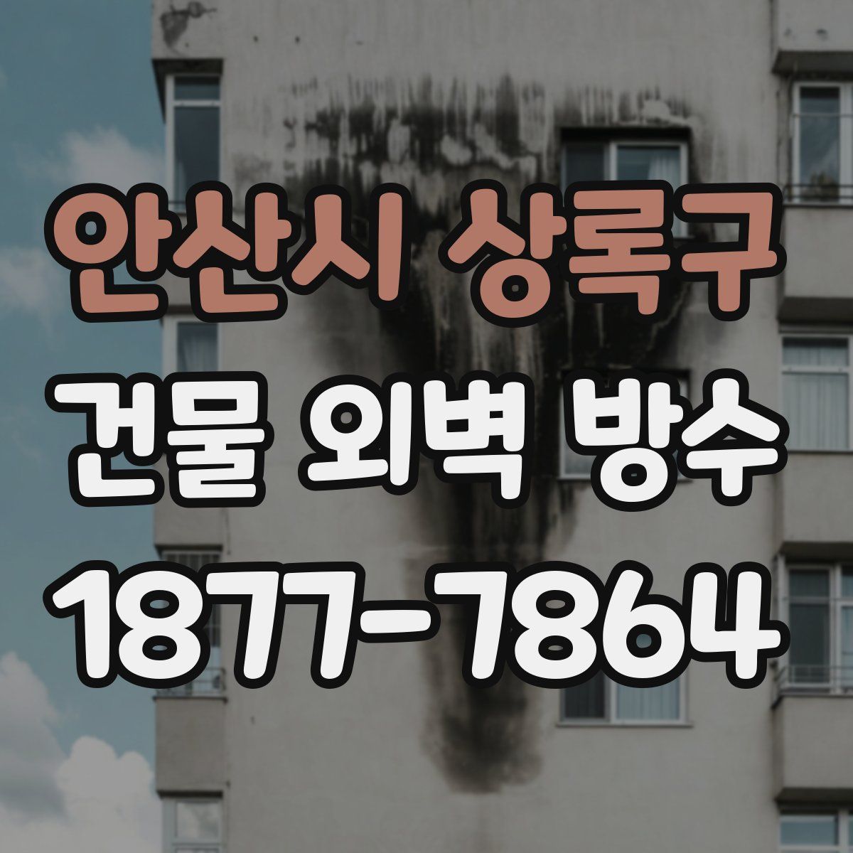안산시 상록구 건물 외벽 방수