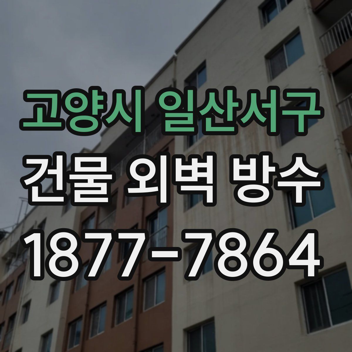 고양시 일산서구 건물 외벽 방수