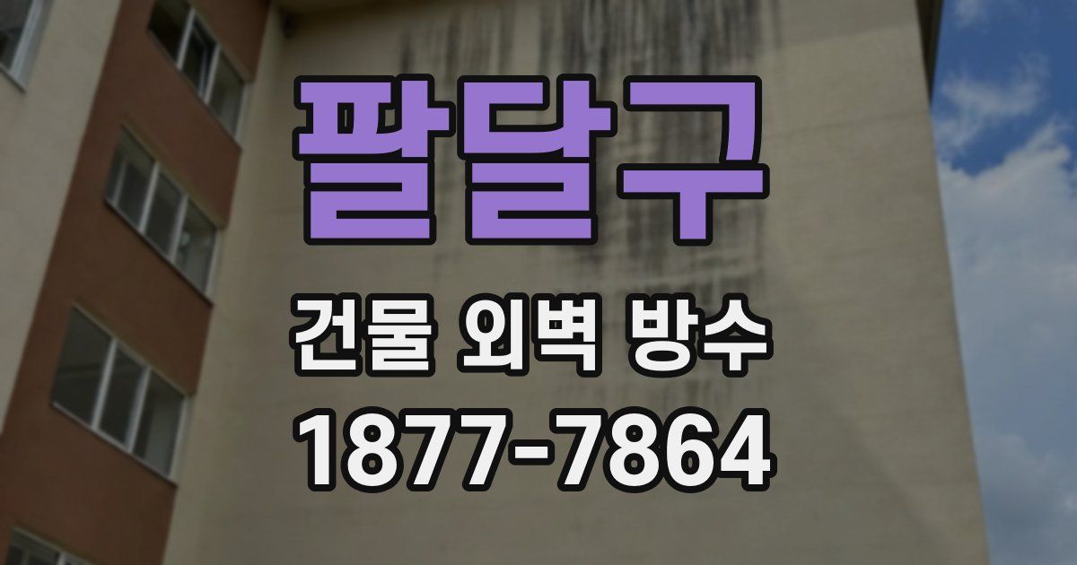 팔달구 건물 외벽 방수