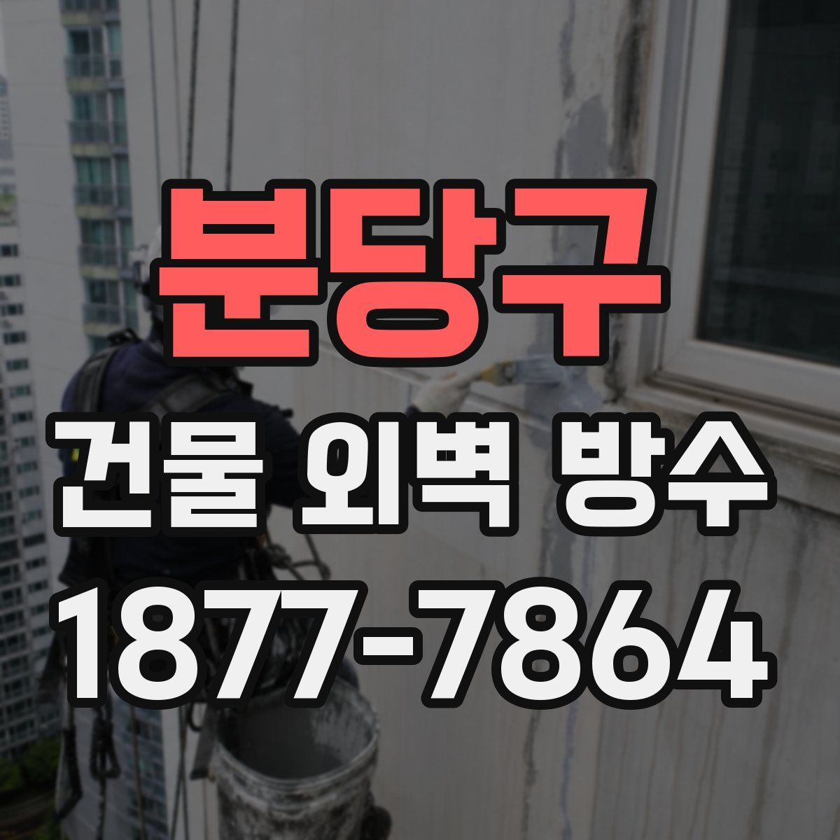 분당구 건물 외벽 방수