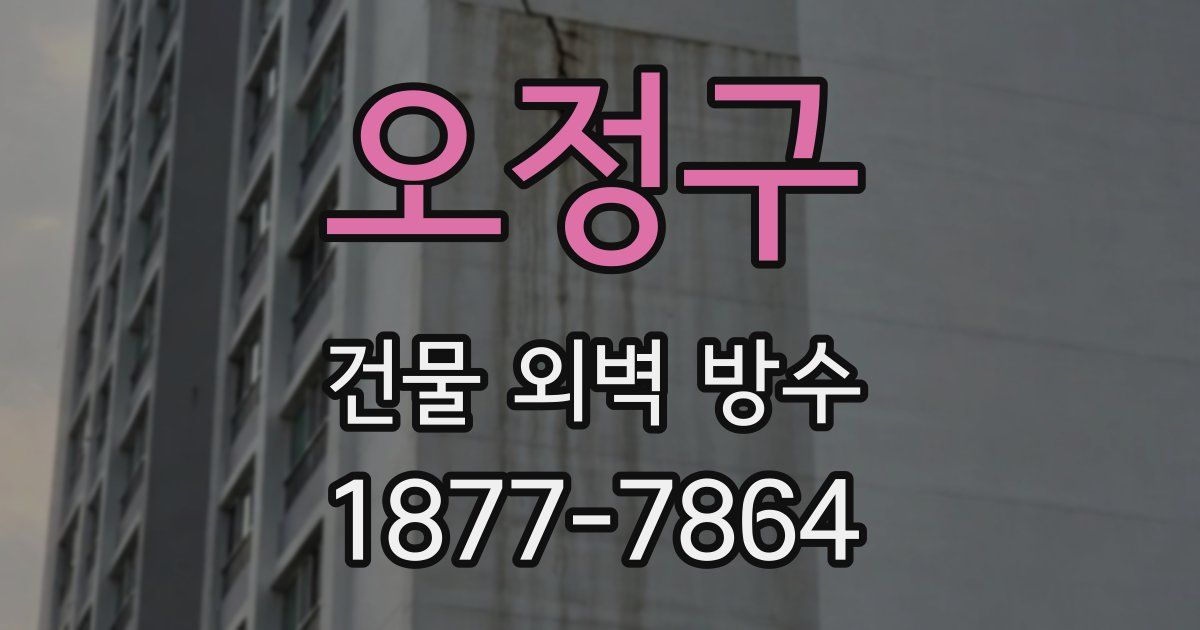 오정구 건물 외벽 방수