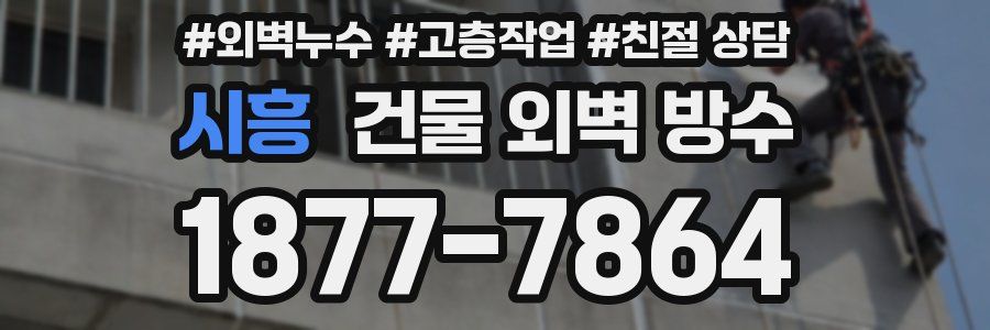 시흥 건물 외벽 방수