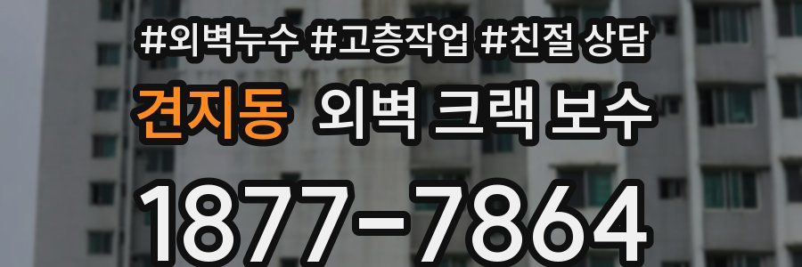 견지동 외벽 크랙 보수