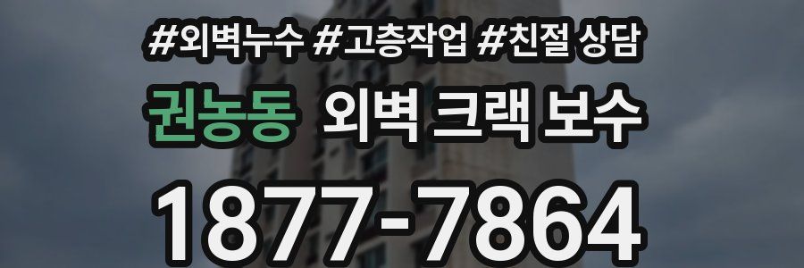 권농동 외벽 크랙 보수