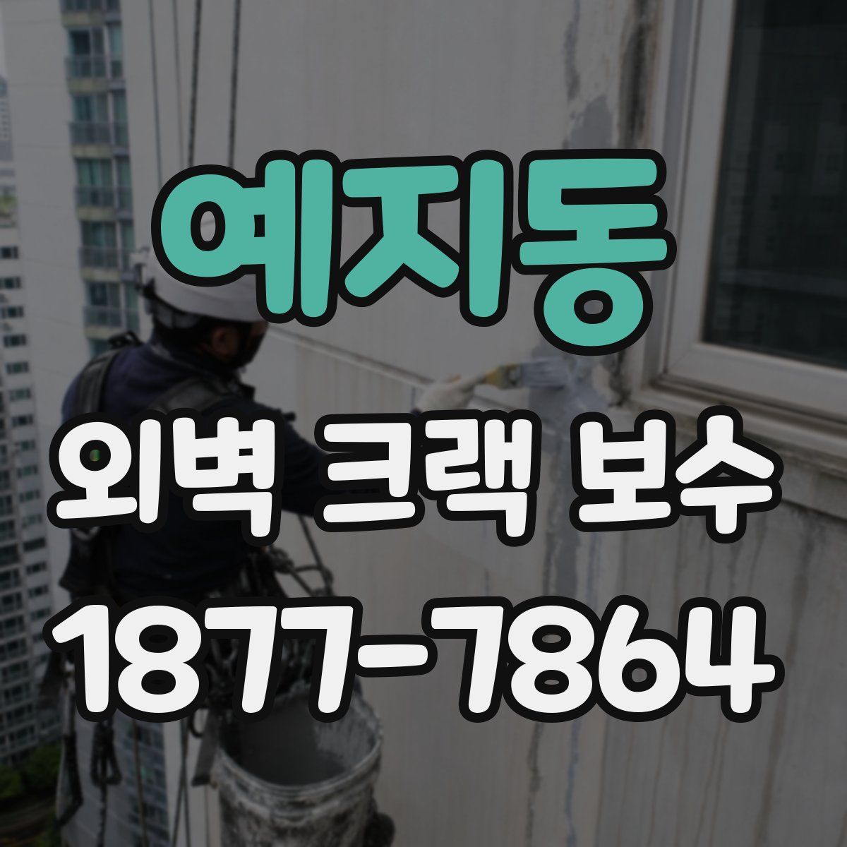 예지동 외벽 크랙 보수