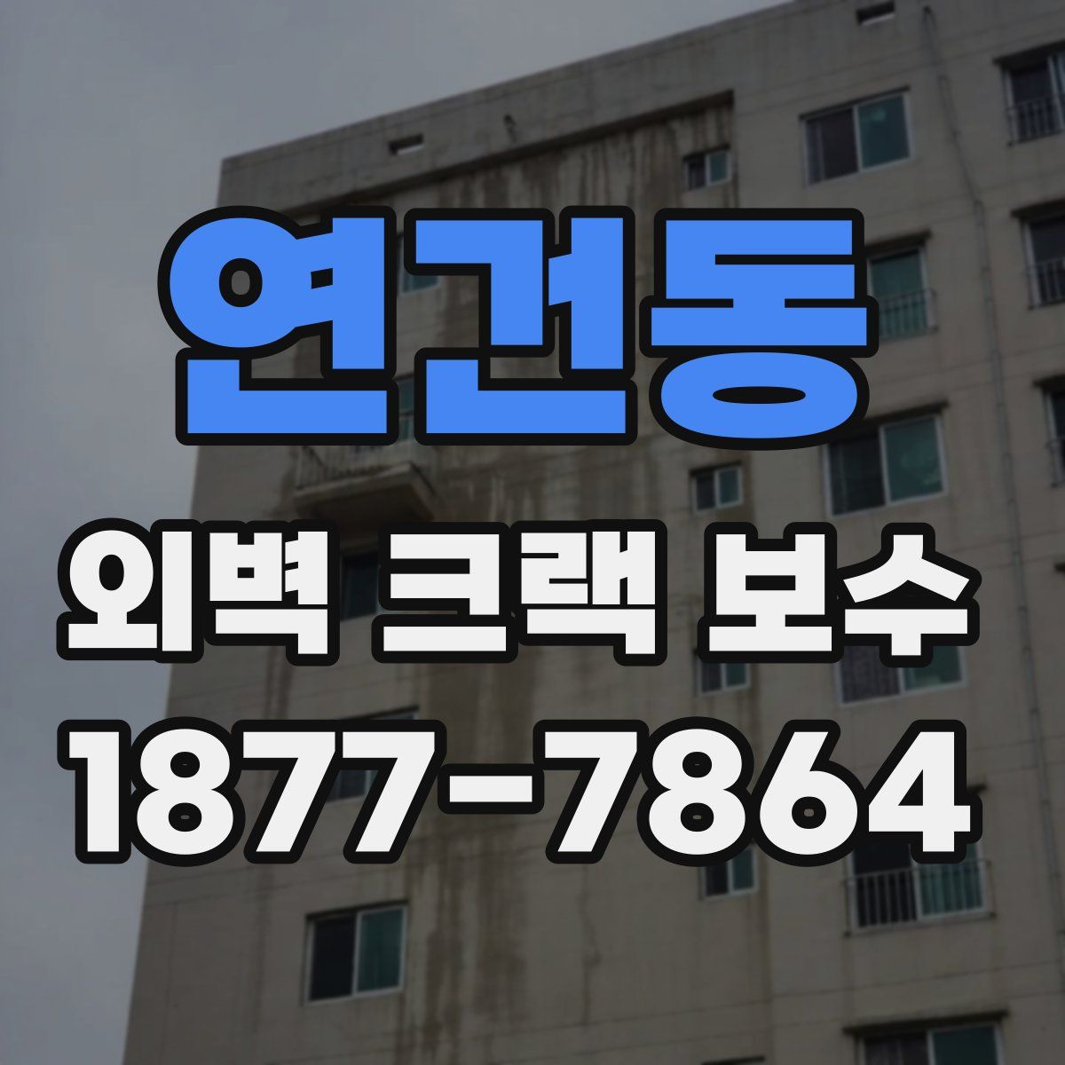 연건동 외벽 크랙 보수