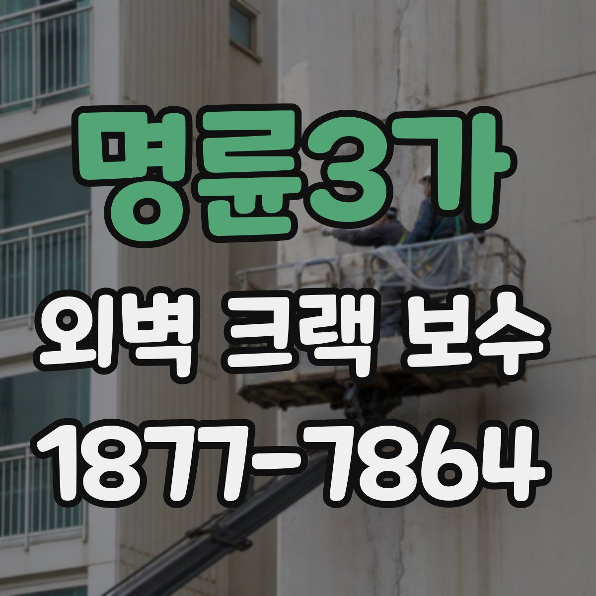 명륜3가 외벽 크랙 보수