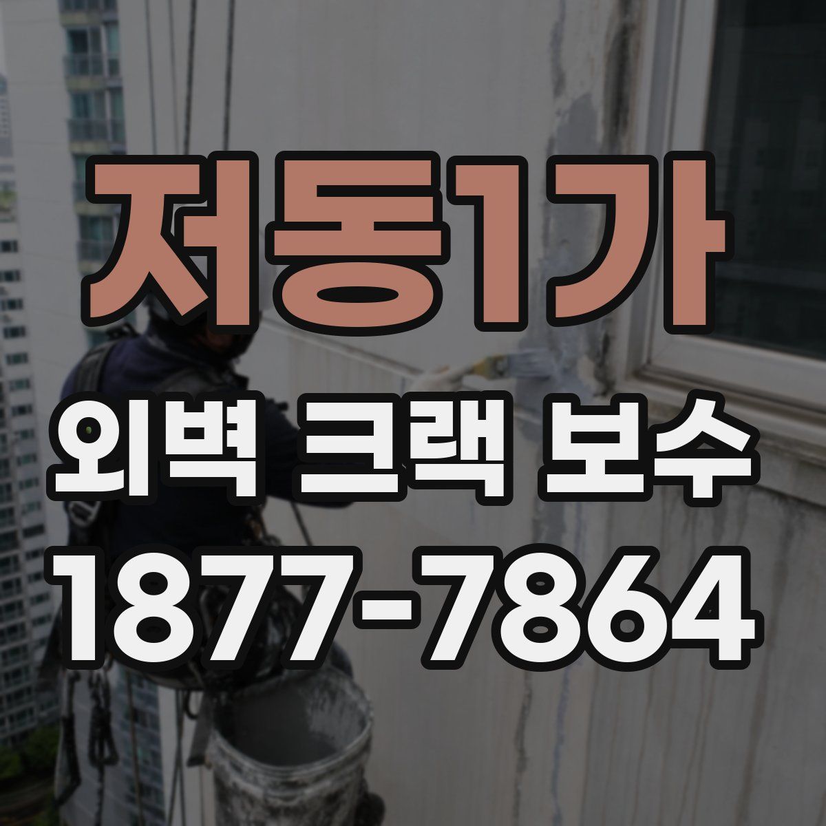 저동1가 외벽 크랙 보수