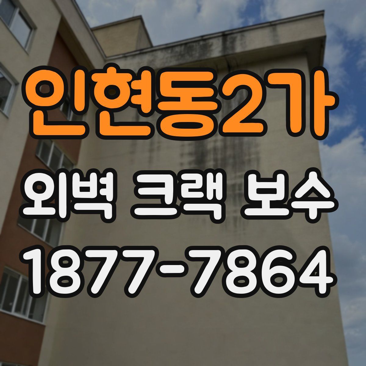 인현동2가 외벽 크랙 보수