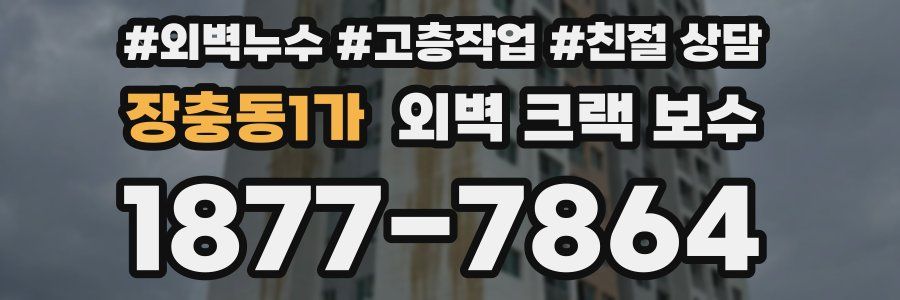 장충동1가 외벽 크랙 보수