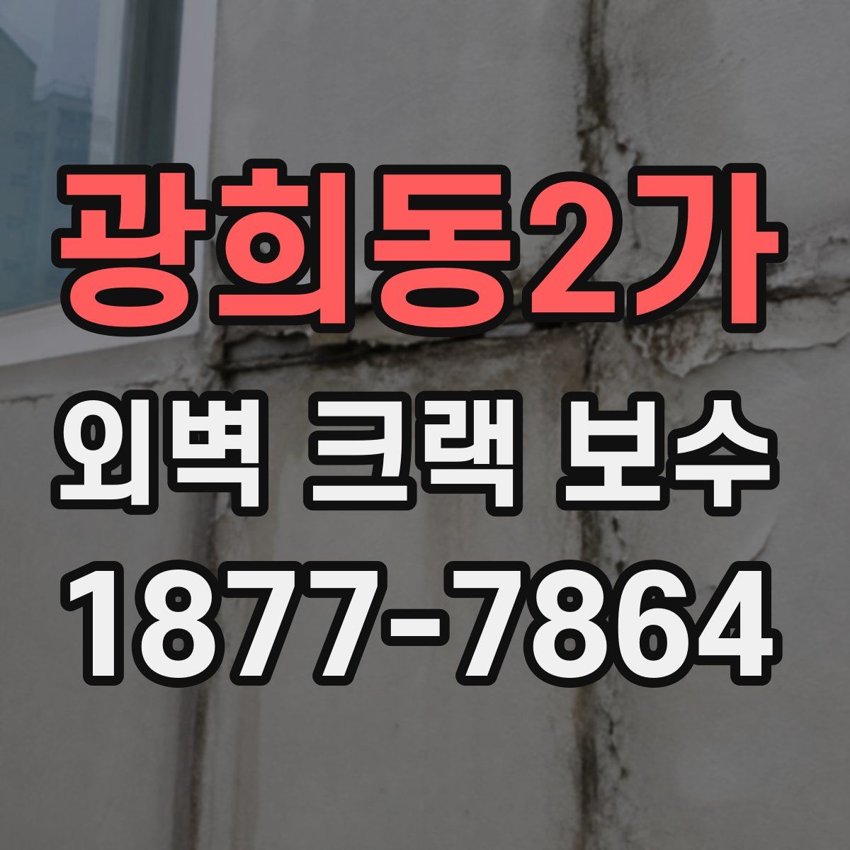 광희동2가 외벽 크랙 보수