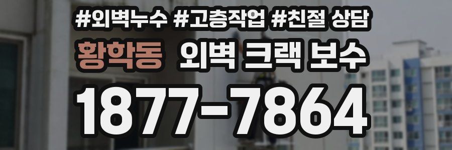 황학동 외벽 크랙 보수