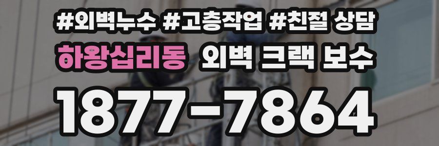 하왕십리동 외벽 크랙 보수