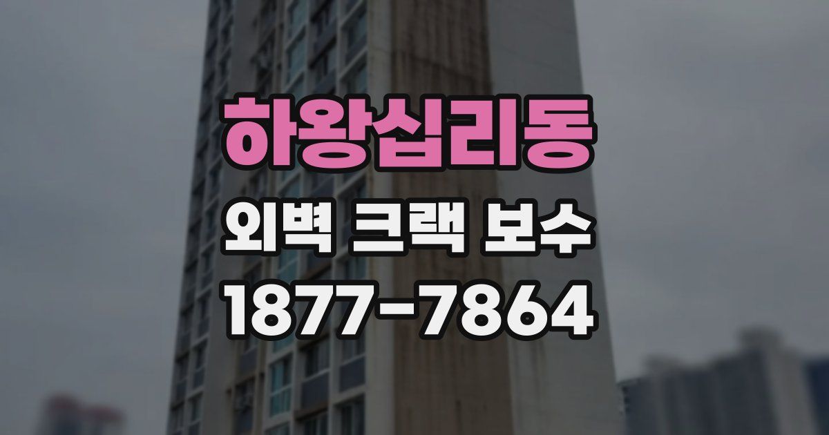 하왕십리동 외벽 크랙 보수