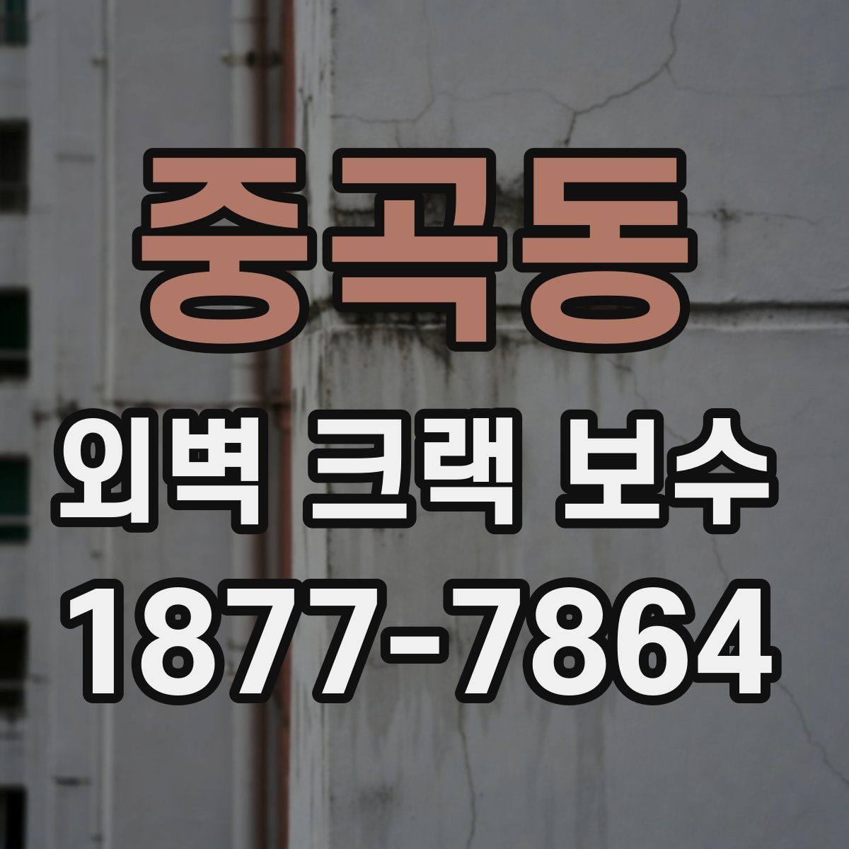 중곡동 외벽 크랙 보수 판단을 돕는 균열 사진 확인법
