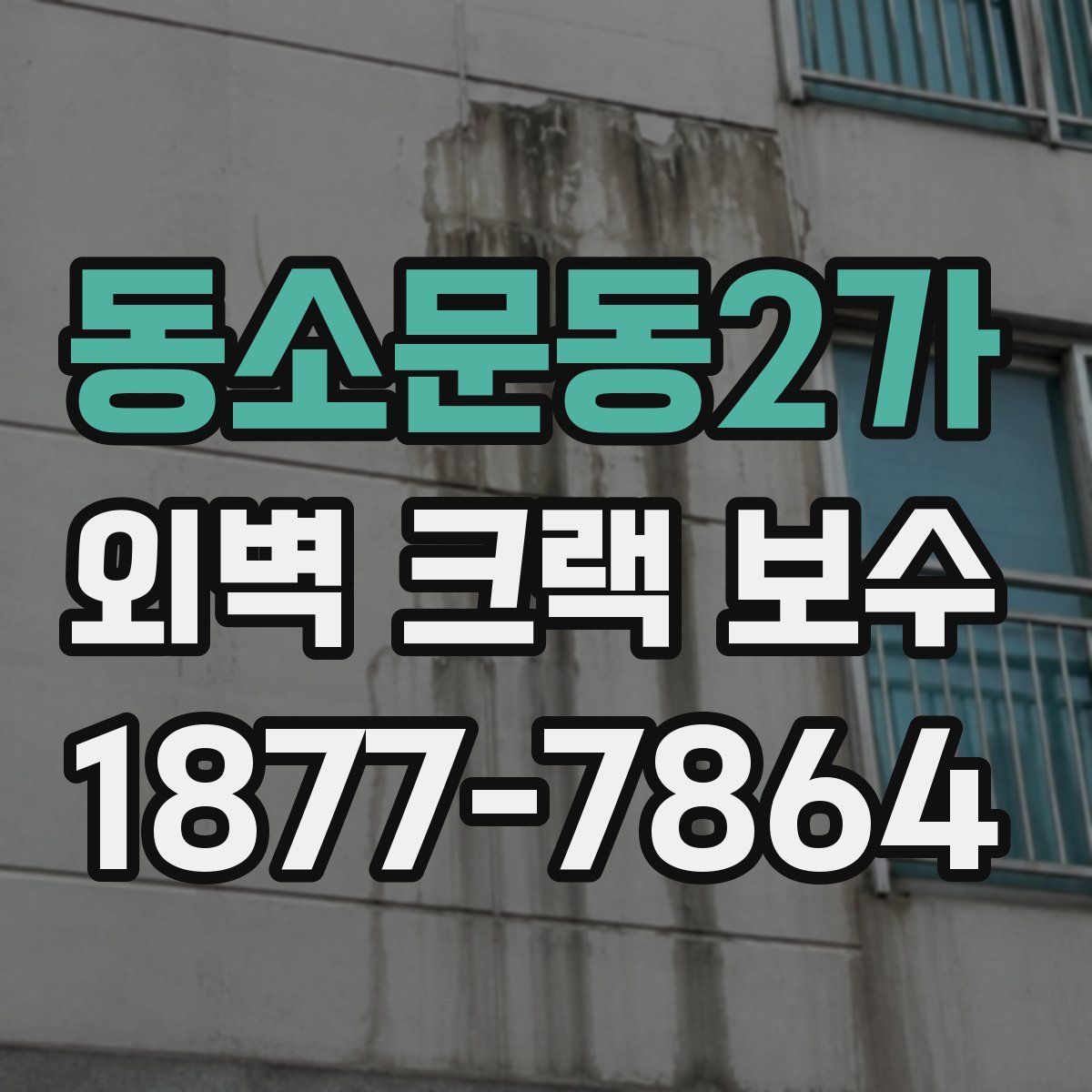 동소문동2가 외벽 크랙 보수