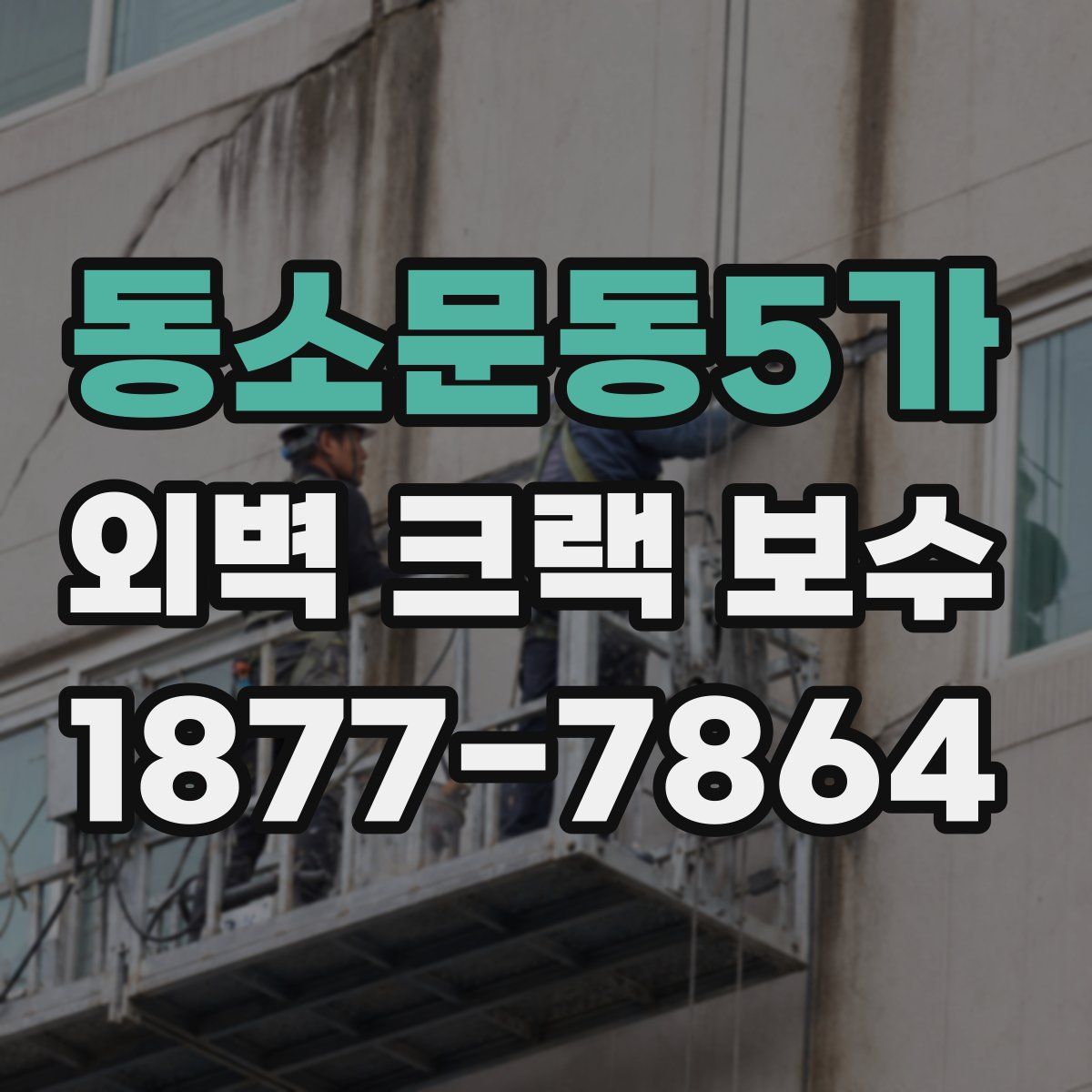 동소문동5가 외벽 크랙 보수