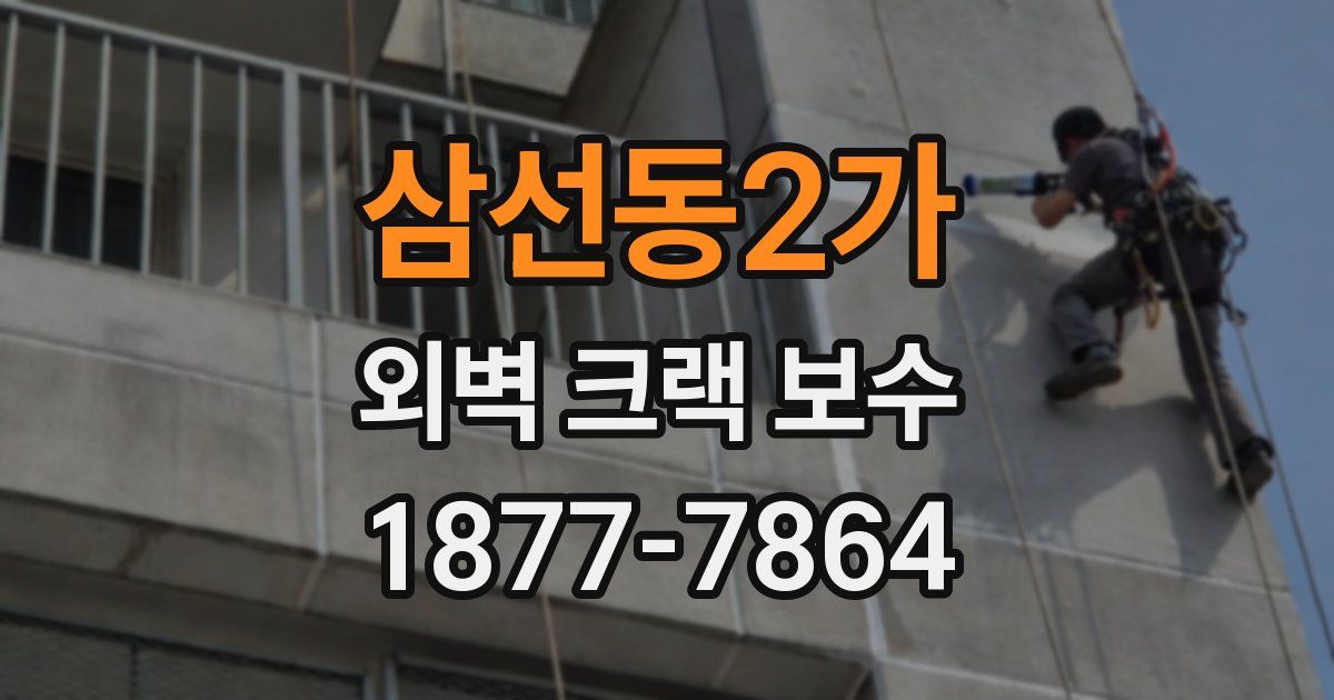 삼선동2가 외벽 크랙 보수