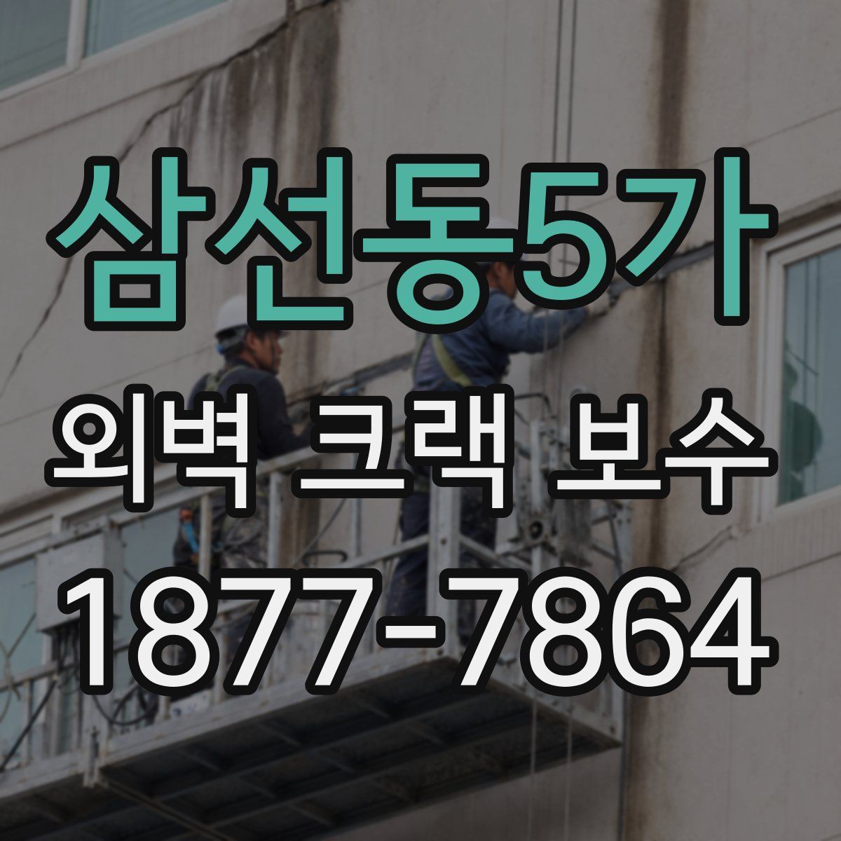 삼선동5가 외벽 크랙 보수