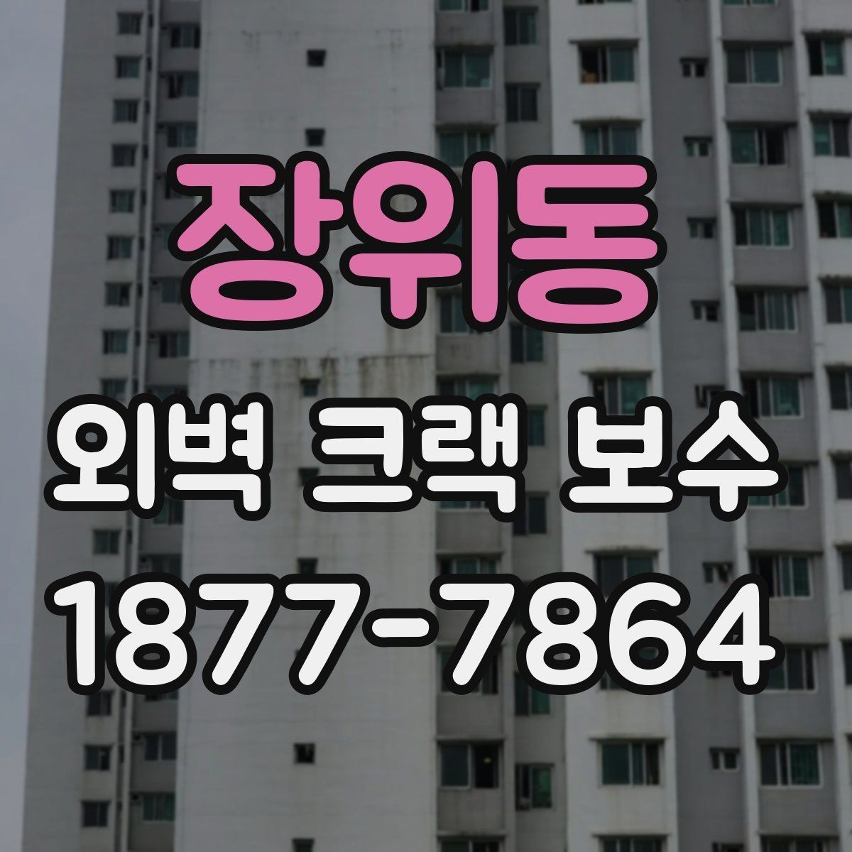 장위동 외벽 크랙 보수 범위는 어디까지 봐야 할까