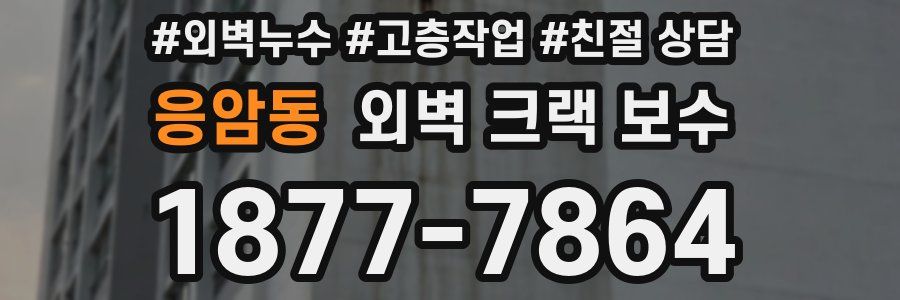 응암동 외벽 크랙 보수