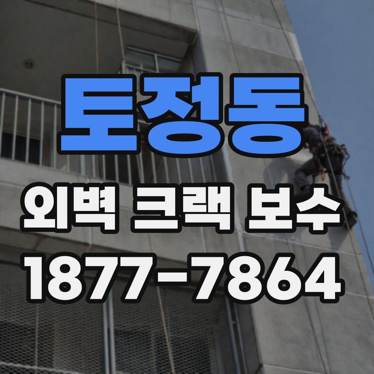 토정동 외벽 크랙 보수