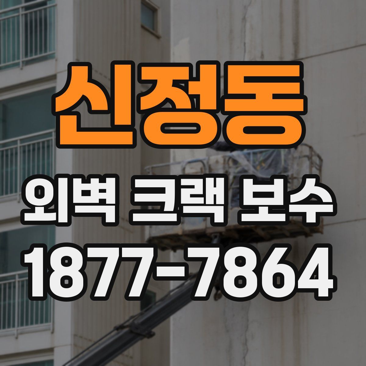 신정동 외벽 크랙 보수