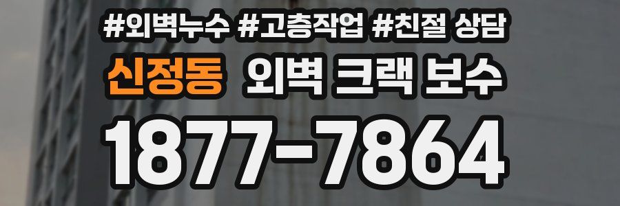 신정동 외벽 크랙 보수