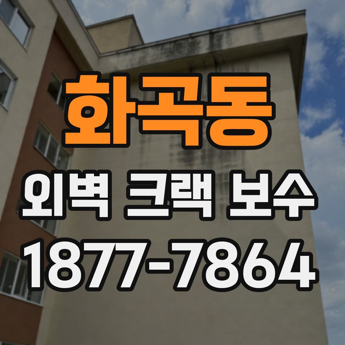 화곡동 외벽 크랙 보수