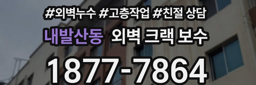 내발산동 외벽 크랙 보수