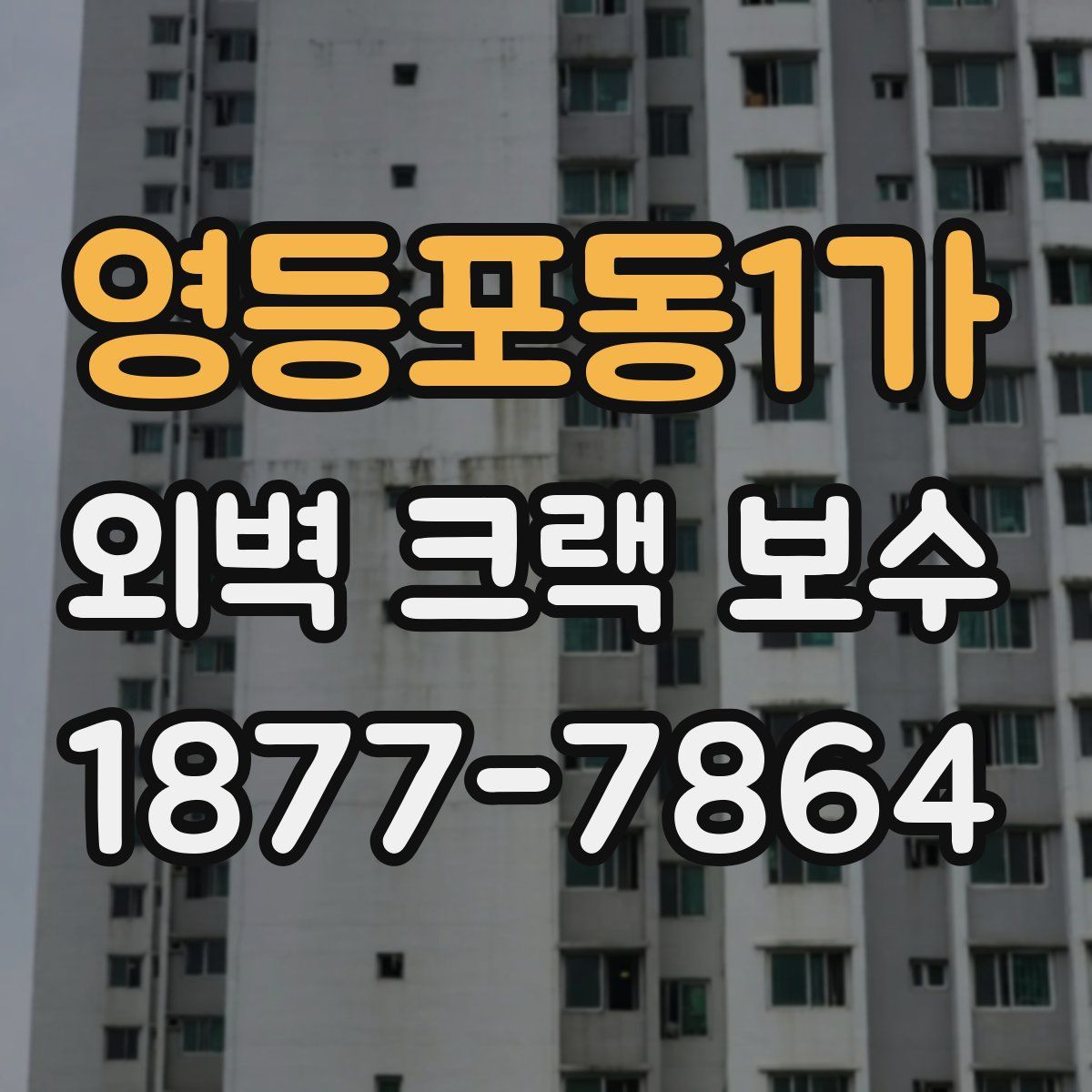 영등포동1가 외벽 크랙 보수