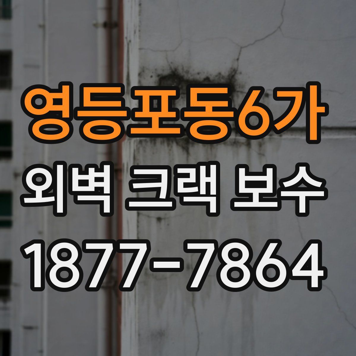 영등포동6가 외벽 크랙 보수