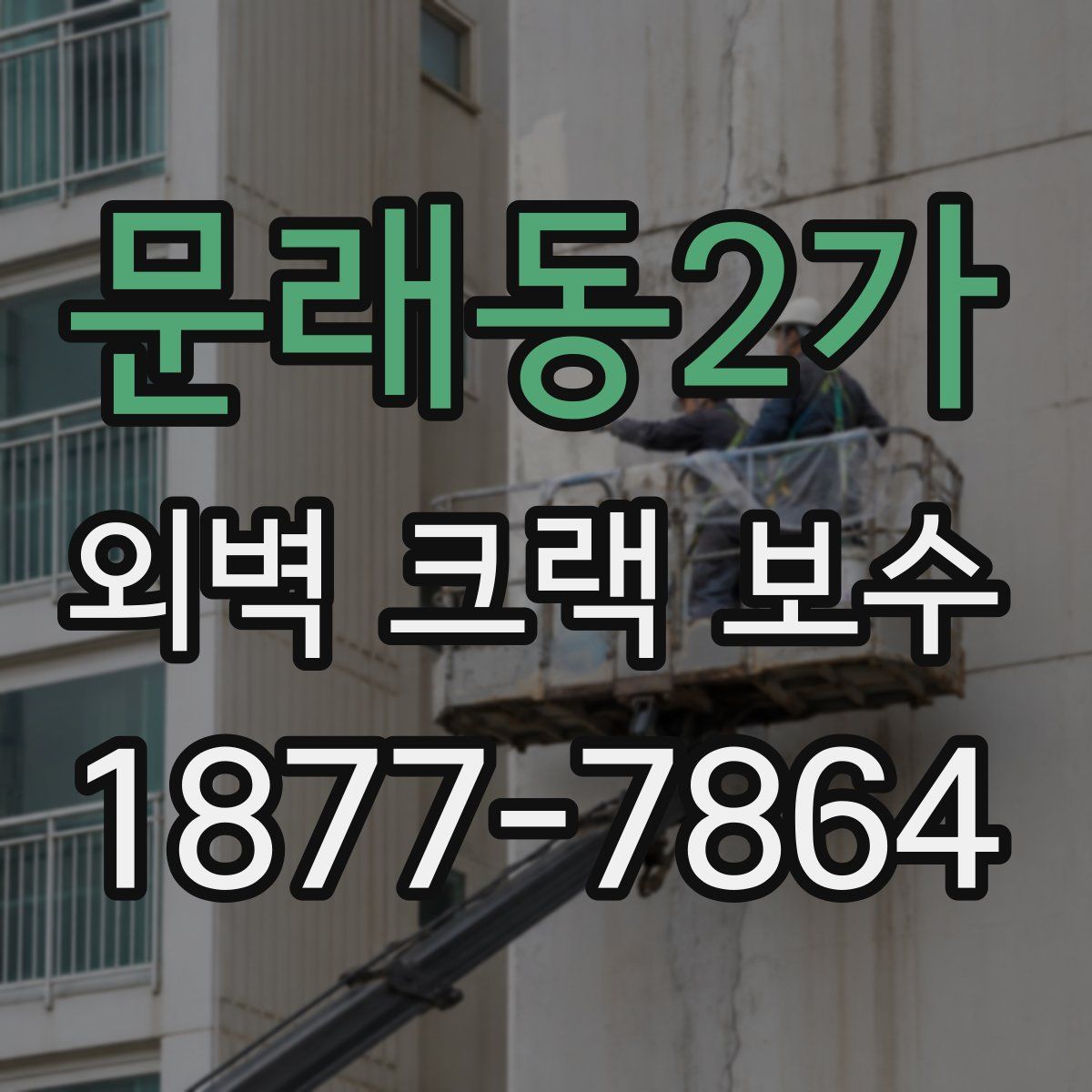 문래동2가 외벽 크랙 보수