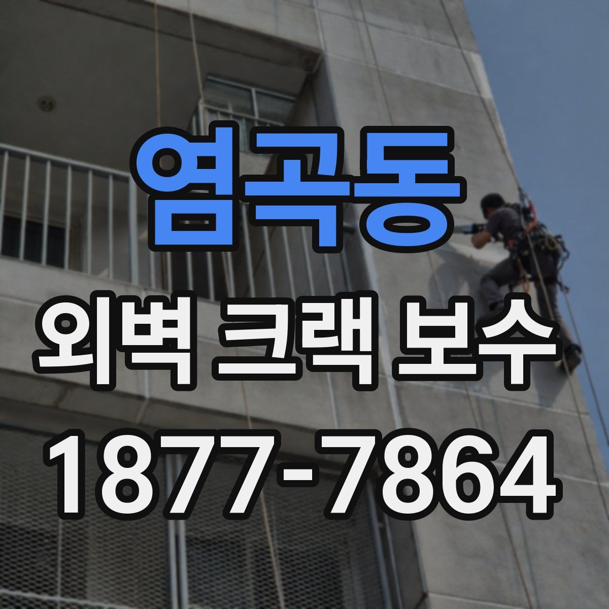 염곡동 외벽 크랙 보수