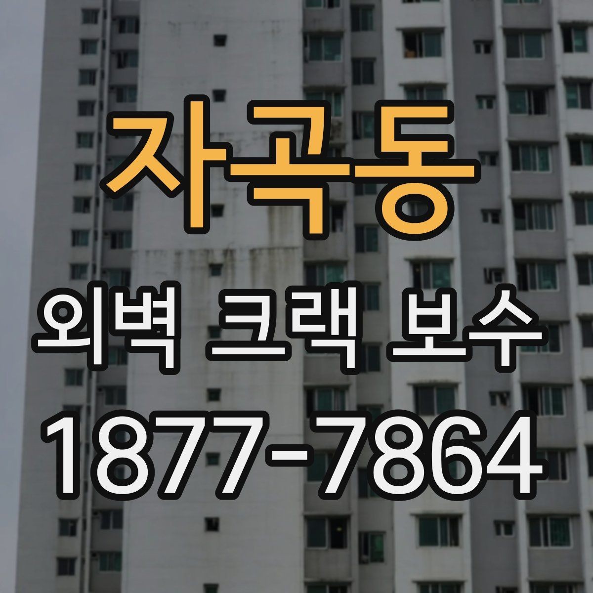 자곡동 외벽 크랙 보수 후 같은 문제가 반복되지 않게 하려면