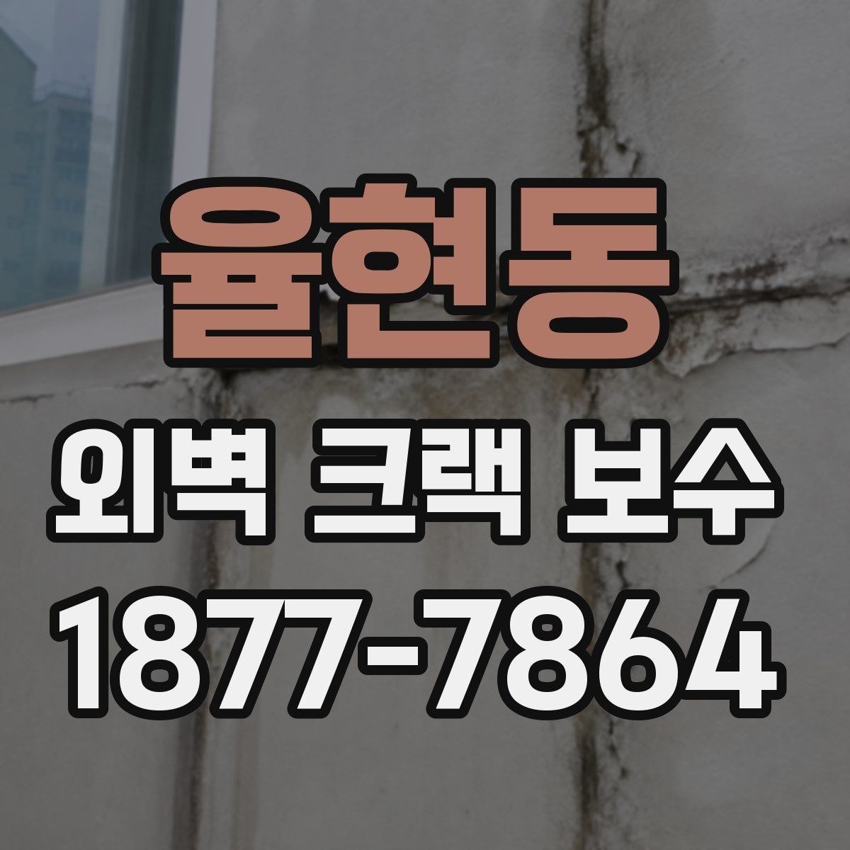 율현동 외벽 크랙 보수 업체 선택 시 기준 정리