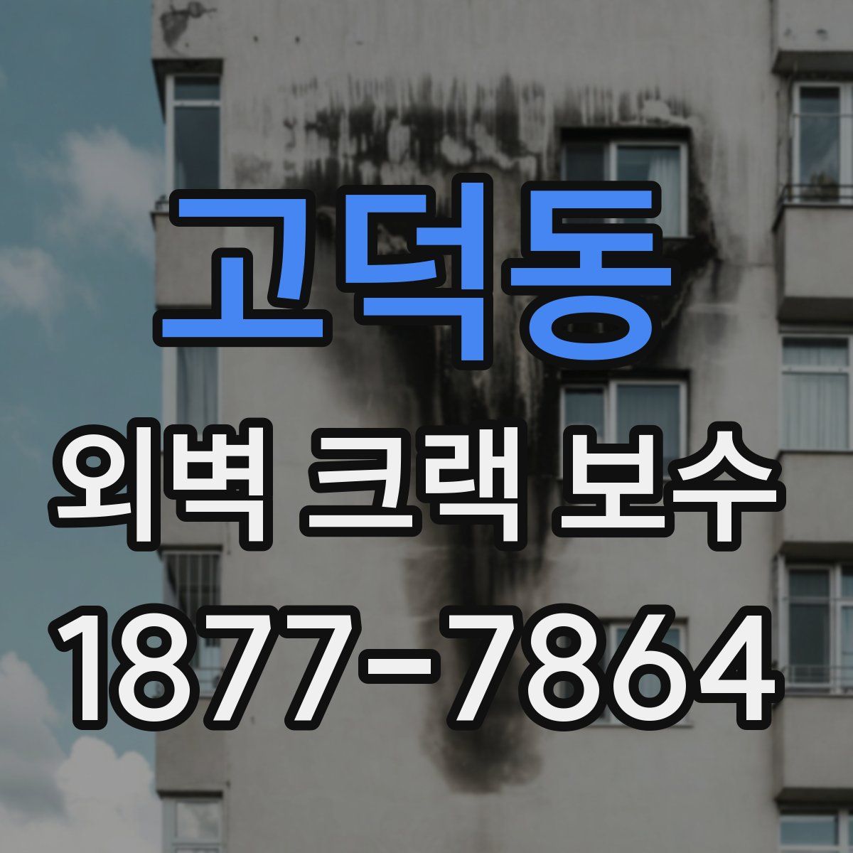 고덕동 외벽 크랙 보수