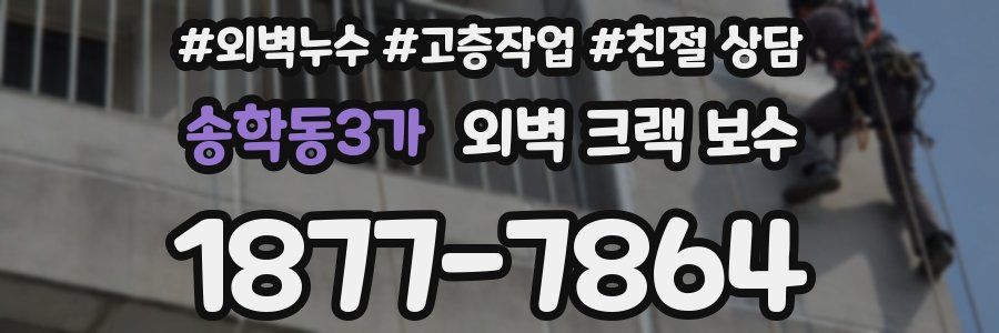 송학동3가 외벽 크랙 보수