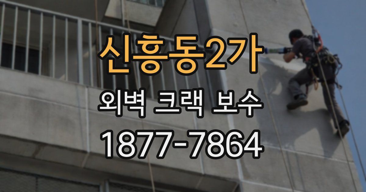 신흥동2가 외벽 크랙 보수
