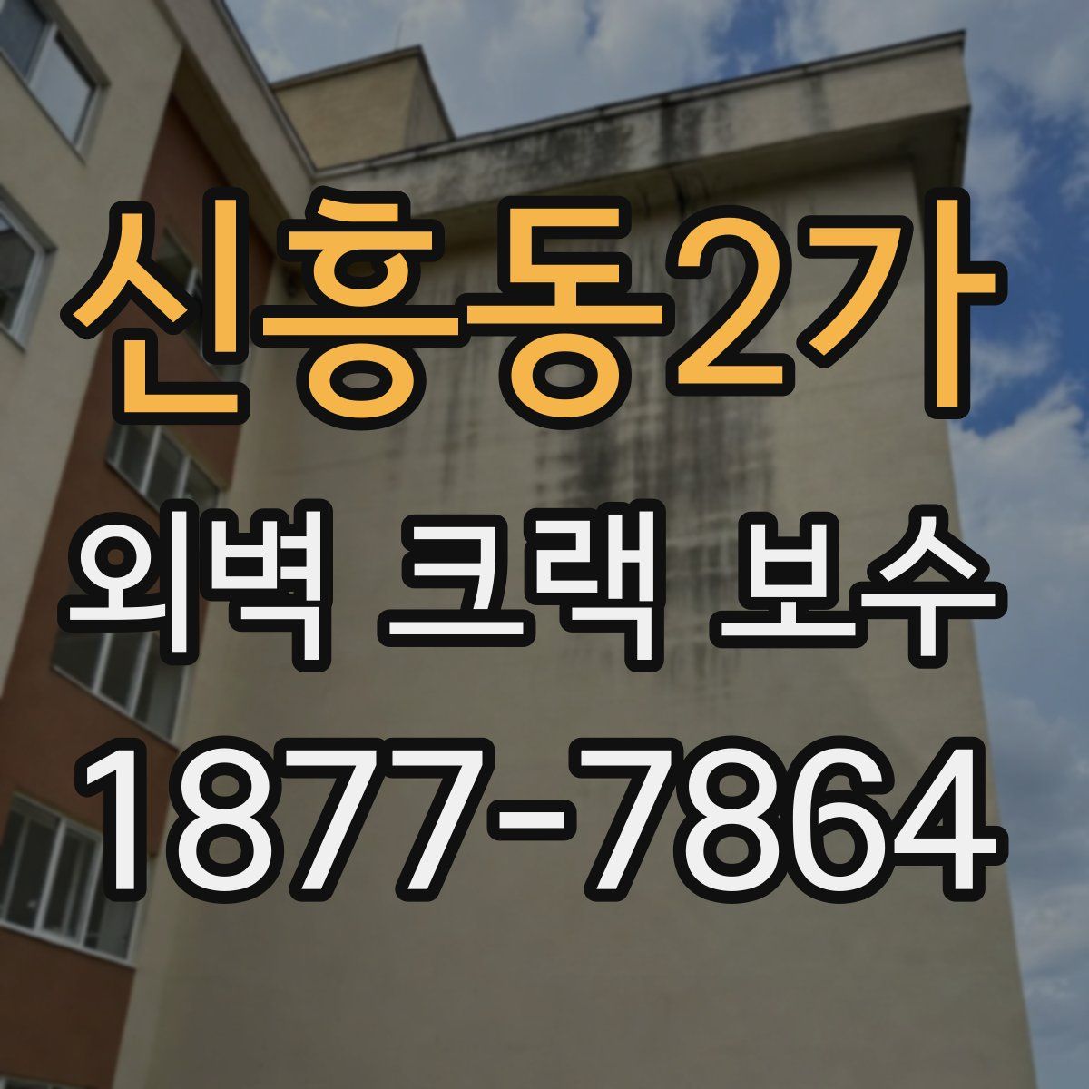 신흥동2가 외벽 크랙 보수
