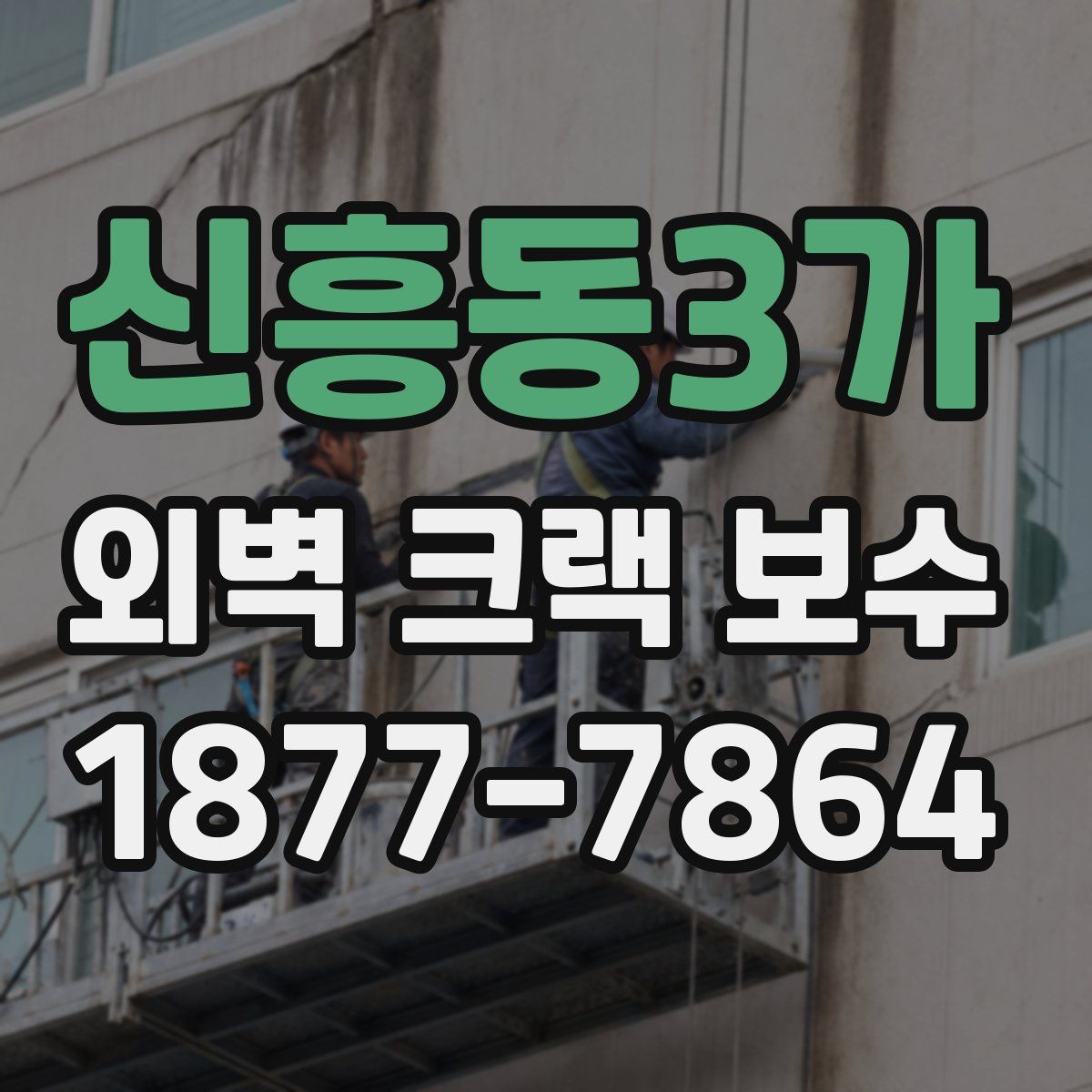 신흥동3가 외벽 크랙 보수