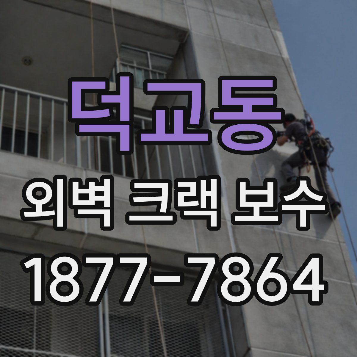 덕교동 외벽 크랙 보수
