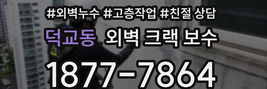 덕교동 외벽 크랙 보수